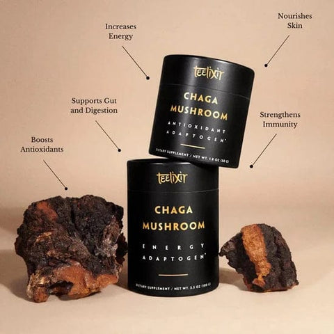 Chaga Mushroom Powder for Immune Support – A Teelixir Chaga Review
