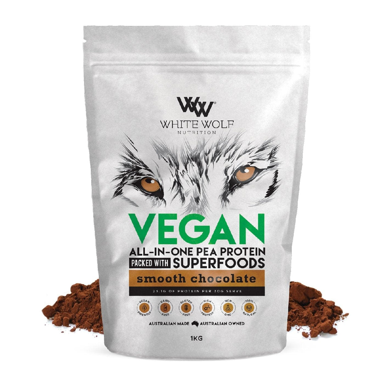 White Wolf Chocolate Protein Review – Vegan Blend Tested – The Bircher Bar