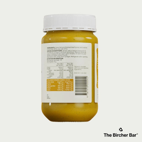 Best Of The Bone Bone Broth Concentrate - Organic Turmeric & Ginger & Black Pepper