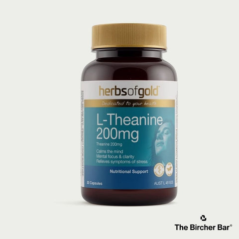 Herbs Of Gold L-Theanine 200Mg Capsules