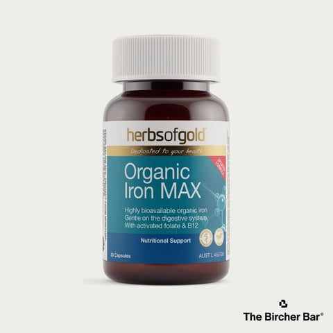 Herbs Of Gold Organic Iron Max Capsules