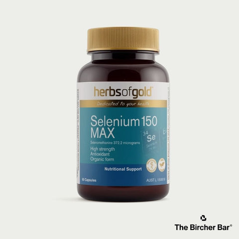 Herbs Of Gold Selenium 150 Max Capsules