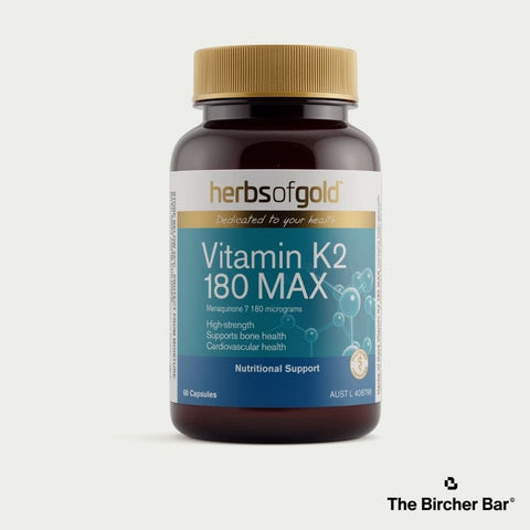 Herbs Of Gold Vitamin K2 180 Max Capsules